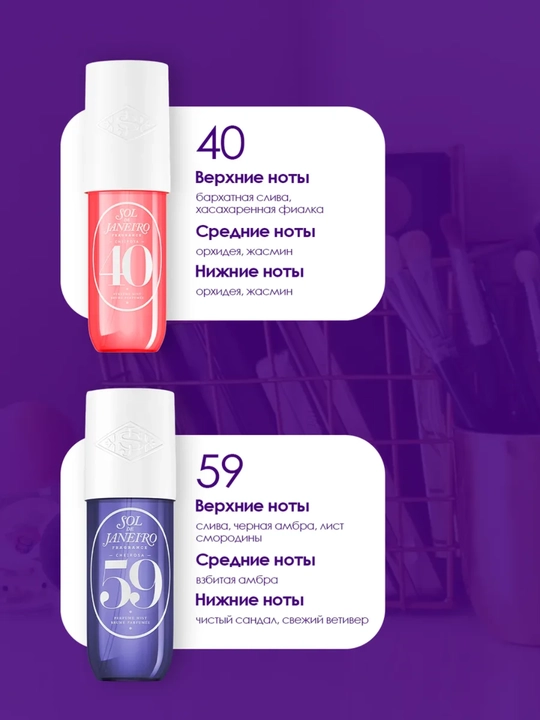 Мист для тела, набор - 4 шт 68, 62, 40, 59