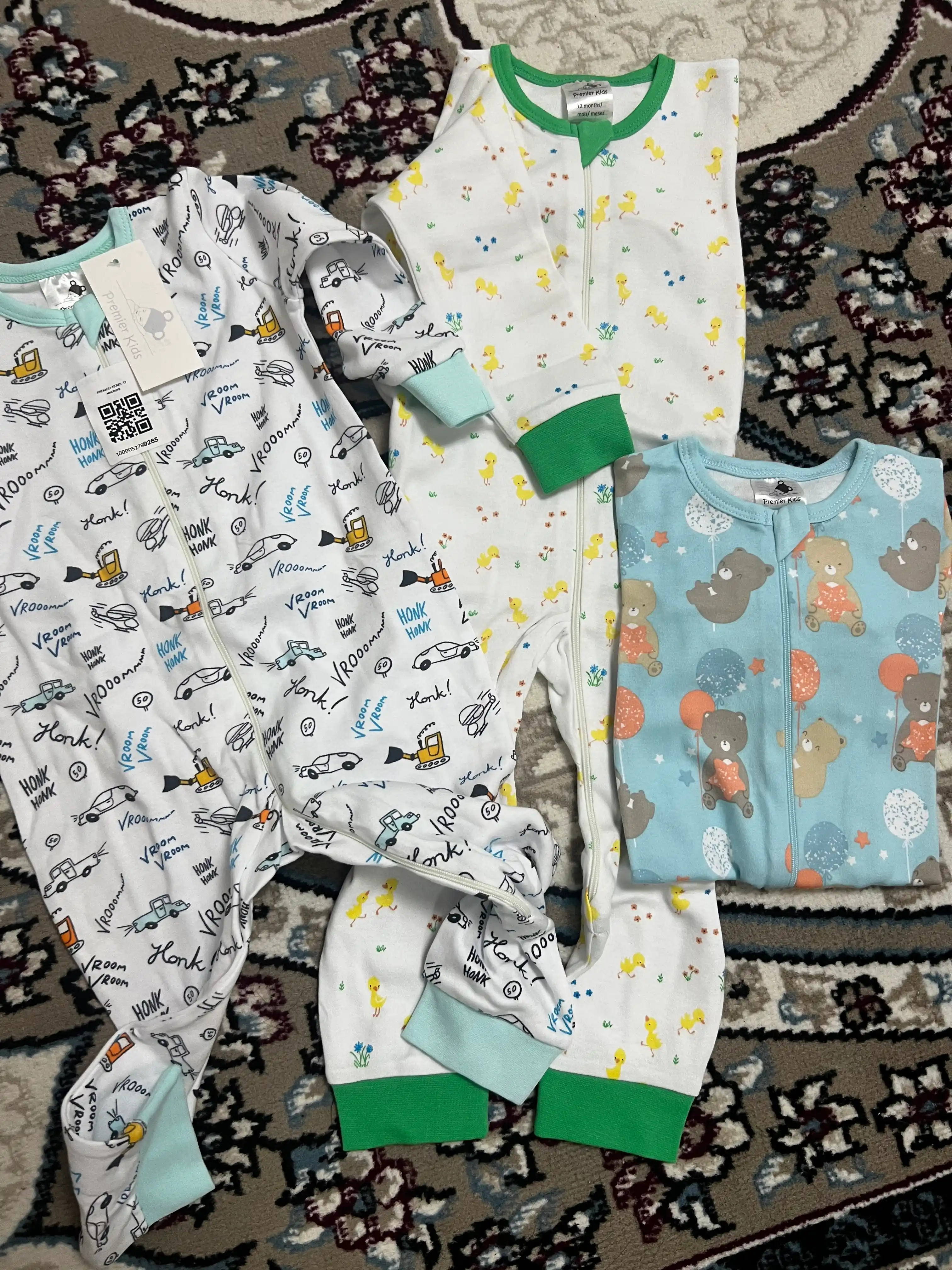Комбинезоны для детей, PremierKids, 3 шт, 100% хлопок