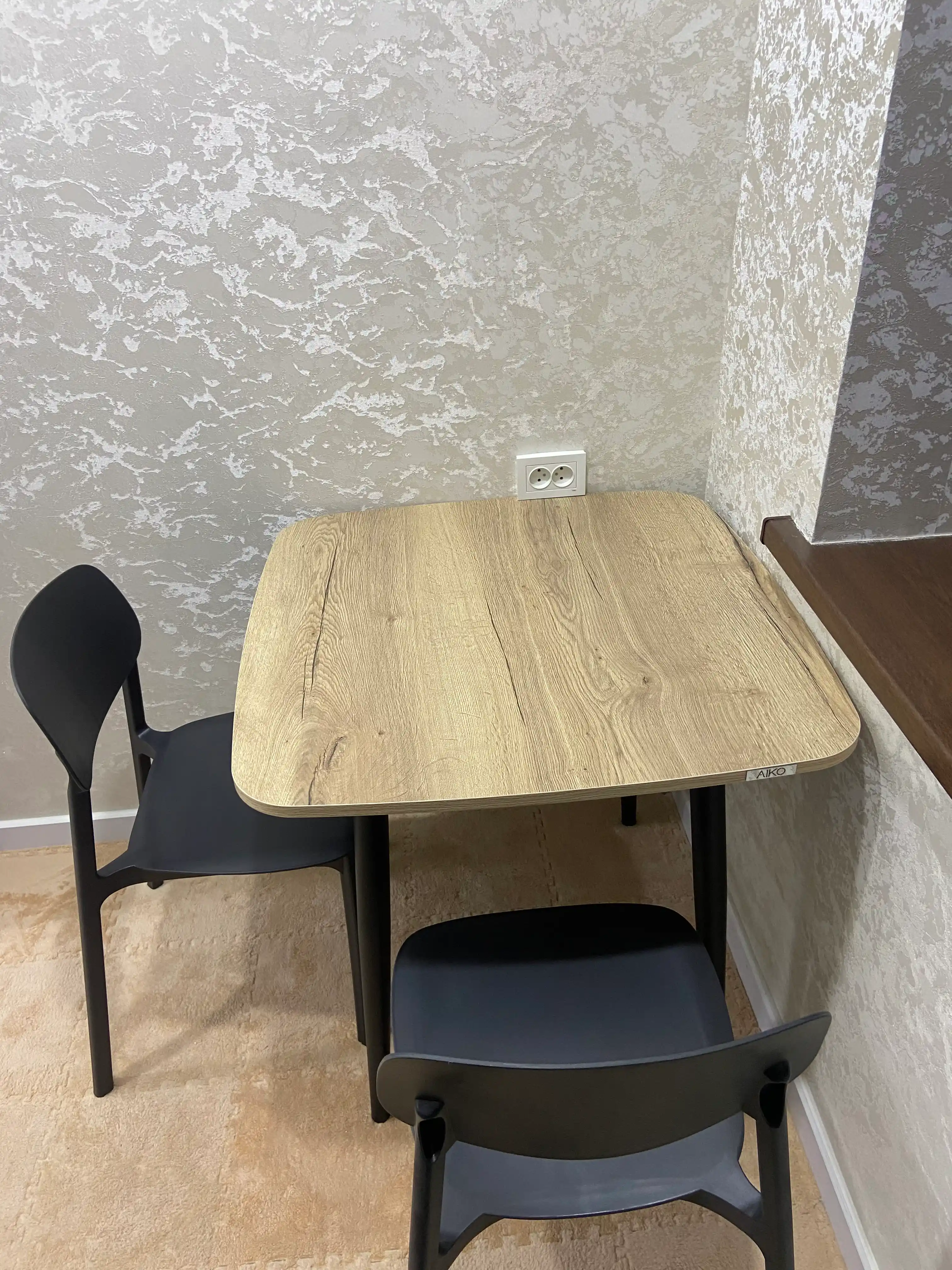 AIKO Oslo ovqatlanish stoli, uy va ofis uchun oshxona stoli