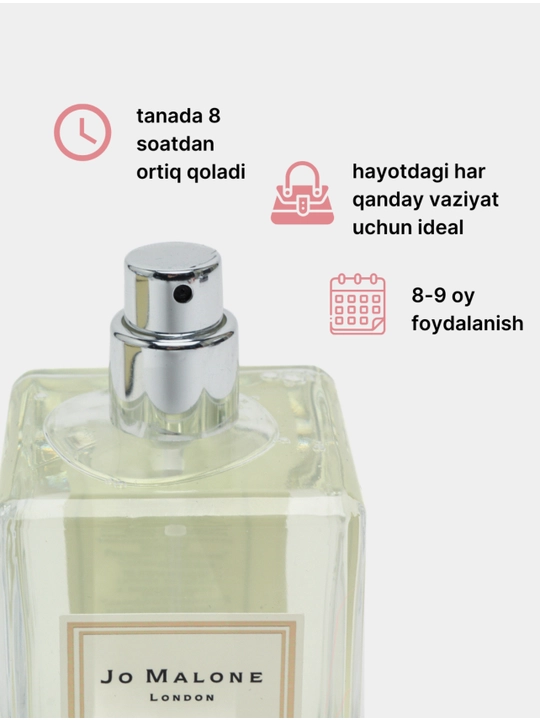 Jo Malone London, ayollar va erkaklar uchun atir, 100ml