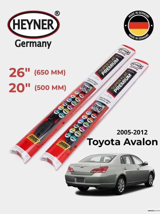 Heyner Super FlatPremium, дворник бескаркасный для TOYOTA AVALON (2005-2012) - 