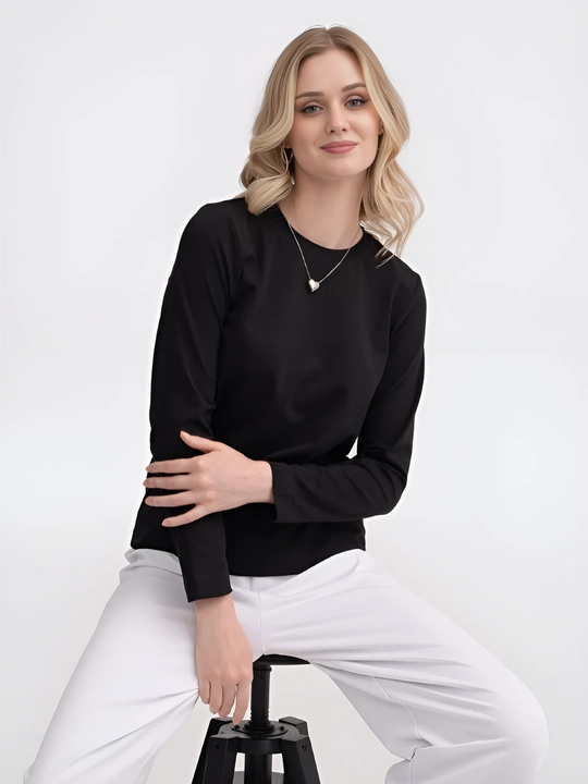 Лонгслив женскийm с длинным рукавом