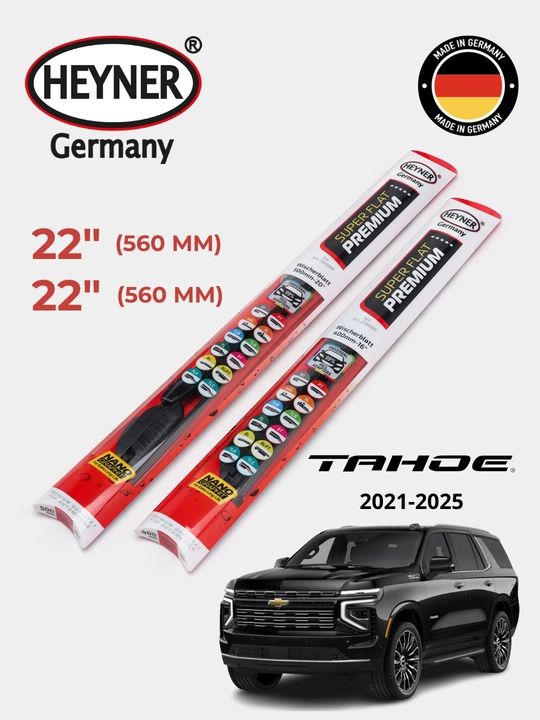 Heyner Super FlatPremium, дворник бескаркасный для Chevrolet Tahoe (2021-2025) - 