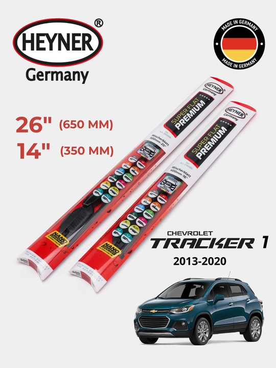 Heyner Super FlatPremium, дворник бескаркасный для Chevrolet Tracker1 - 