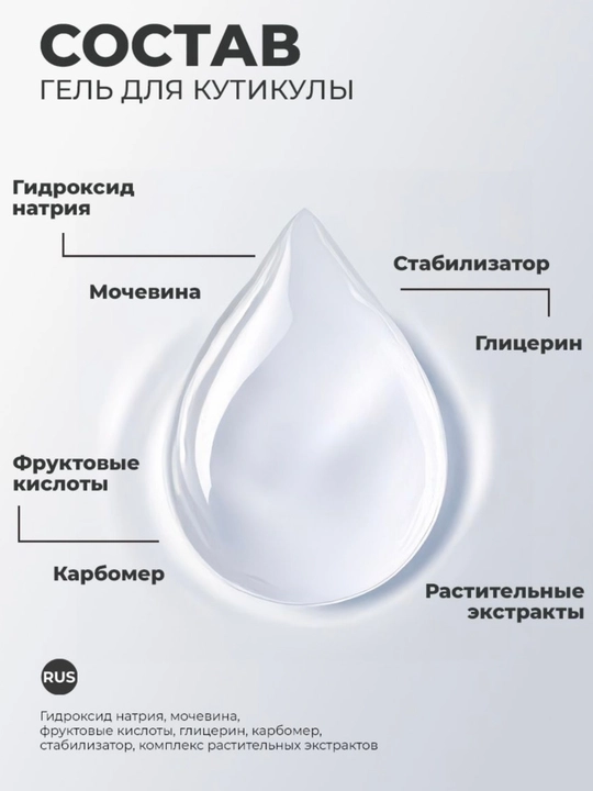 Гель Livsi для мягкого и быстрого размягчения кутикулы — профессиональный уход