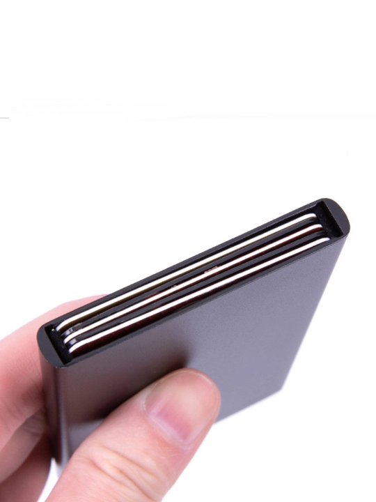 Металлический картхолдер-RFID-защита, для банковских карт, ID карт