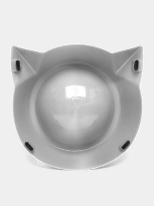 Миска для котят, в виде мордочки кошки с ушками, 15*4,5 см