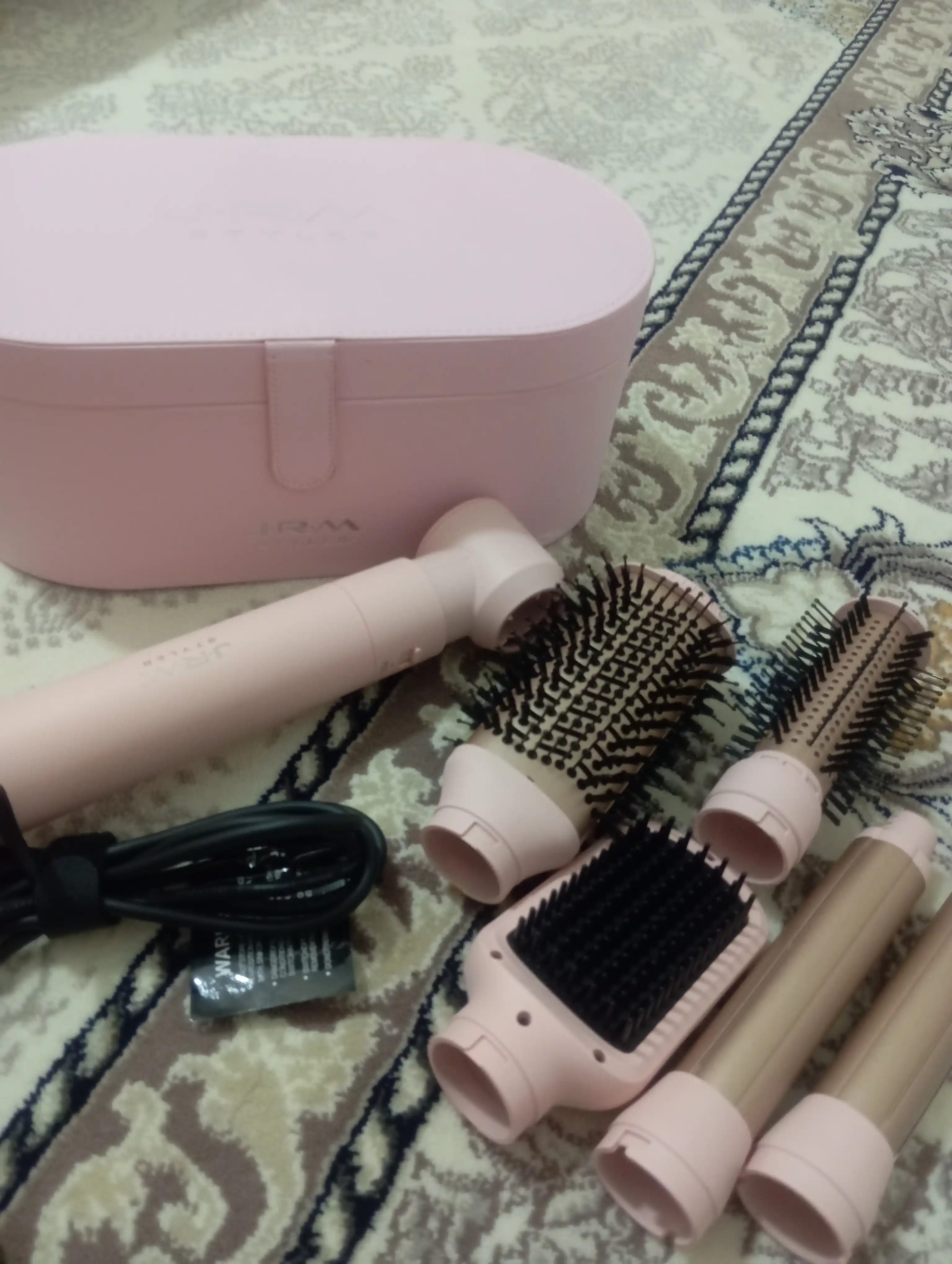 Soch quritgich fen Airwrap JRM styler, 6 tasi 1 da, avtomatik ployka va turmaklash