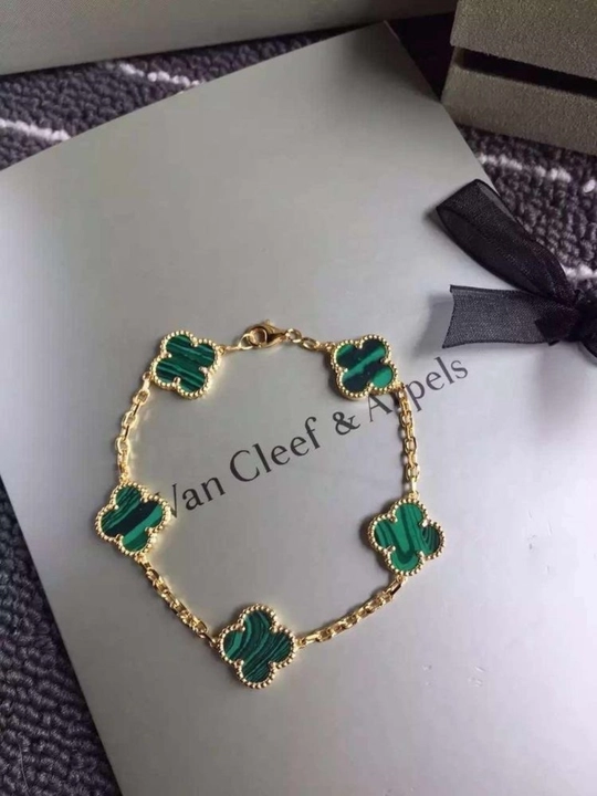 Браслеты для женщин и девочек Clover Van Cleef, не меняет цвет и не темнеет