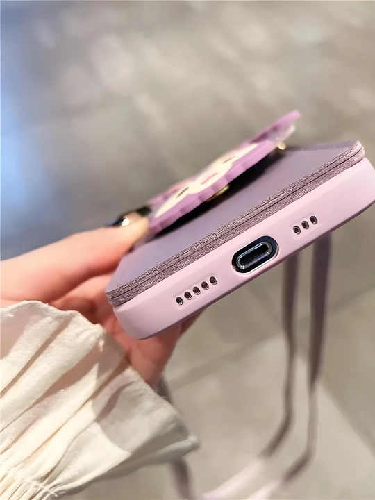 Telefon uchun cho'ntakli va tasmali g‘ilof-sumkacha
