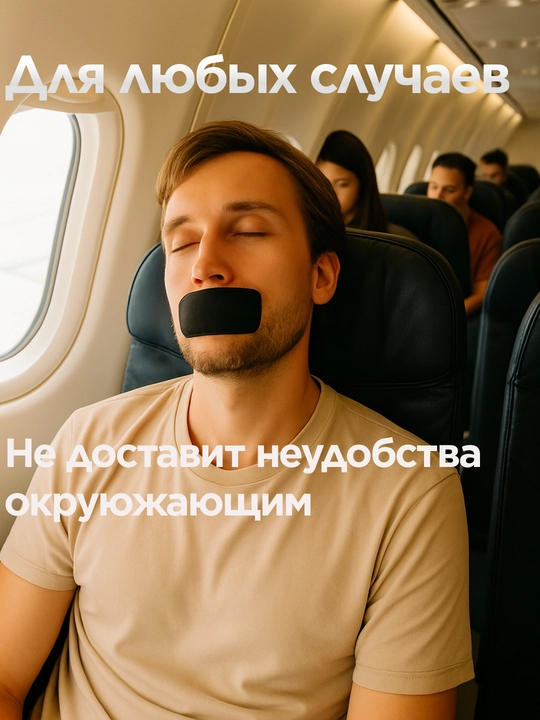 Пластырь для сна, против храпа и сухости во рту 30 штук, mouth tape
