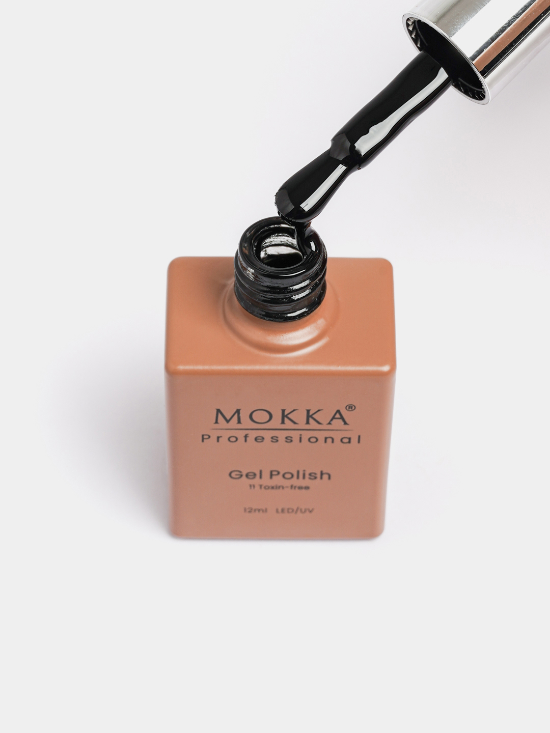 Гель лак для ногтей Black/White, MOKKA, 12 мл