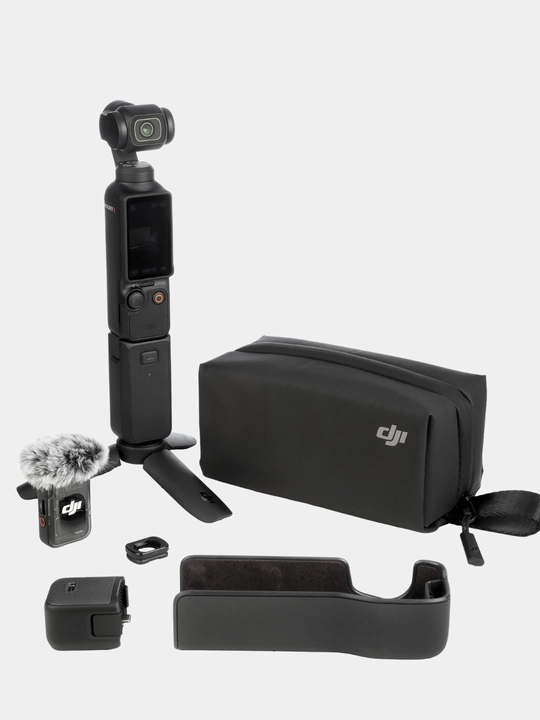 DJI Osmo Pocket 3 Combo – stabilizator va mikrofonli portativ kamera