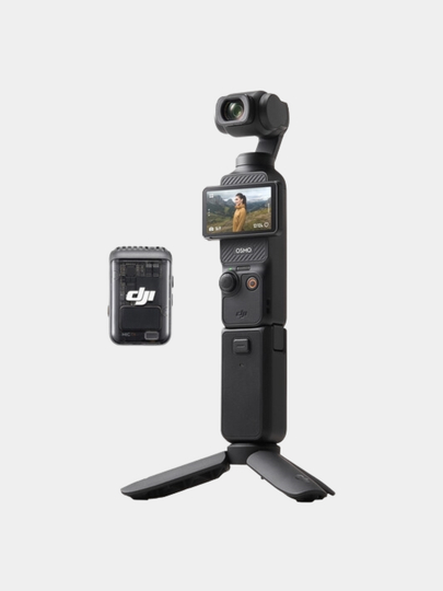DJI Osmo Pocket 3 Combo – stabilizator va mikrofonli portativ kamera