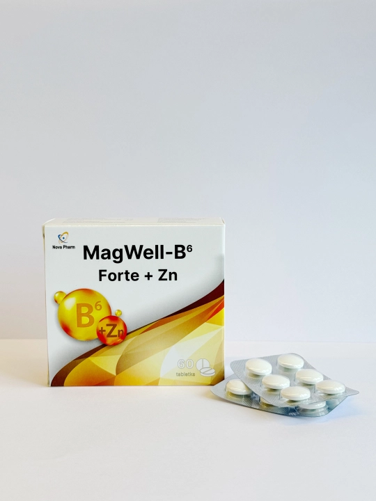 Магний B6 форте + цинк, 60 таблеток