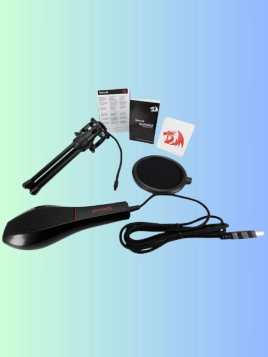 O'yin striming mikrofoni Redragon Quasar 2 GM200-1, USB ulagichli, kabel uzunligi 1,35 metr