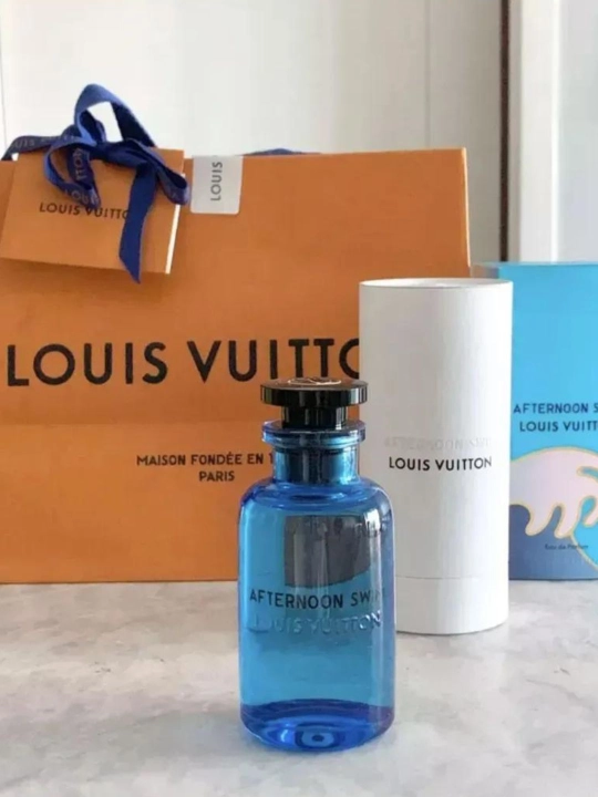 Atirlar ayollar va erkaklar uchun Louis Vuitton Afternoon Swim atir unisex, yoz kuzgi, duxi