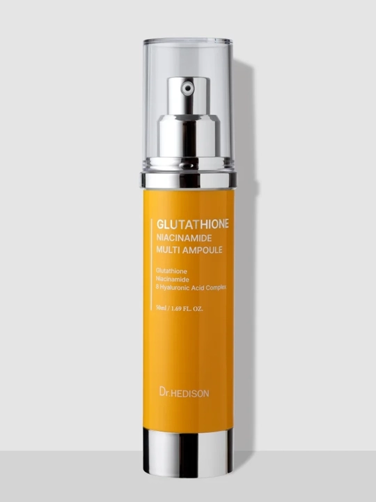 Terini tozalash uchun Dr.HEDISON Glutathione Niacinamide Multi Ampoule zardobi - 