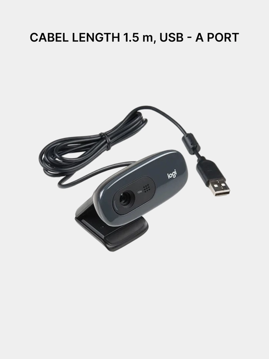 Logitech C270 HD Veb kamera video qo'ng'riqolar