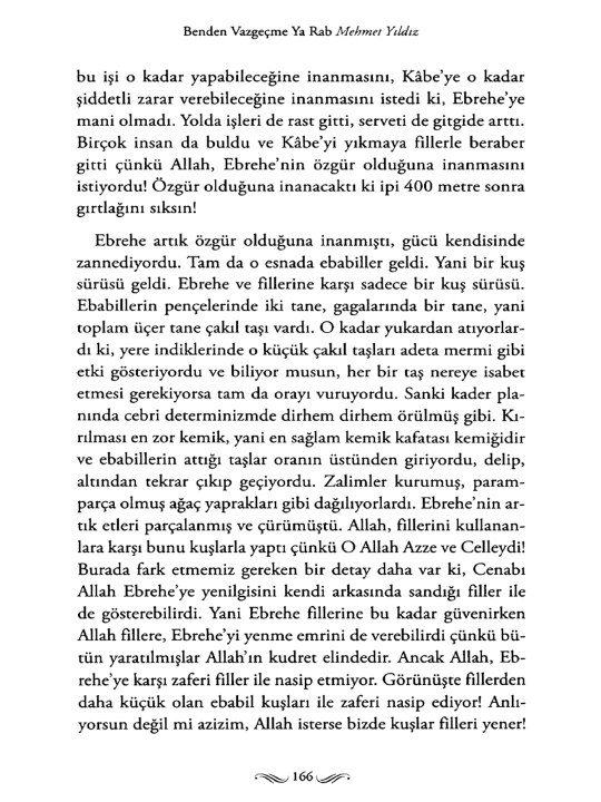 Benden Vazgecme Ya Rab
