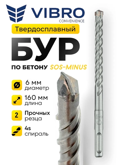 Буры для перфоратора SDS+, бетон, камень, кирпич