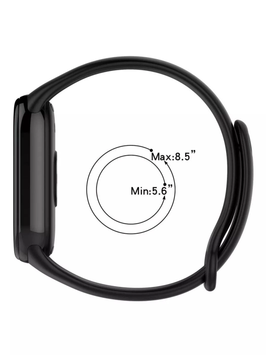 Xiaomi Mi Band 8, 9, 10 uchun silikon tasma