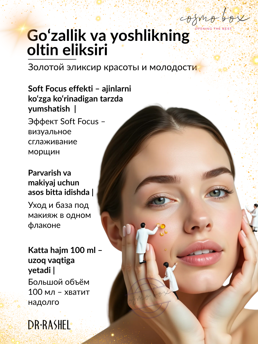 Yuz serumi Dr. Rashel 24K Gold Primer Serum, 100 ml