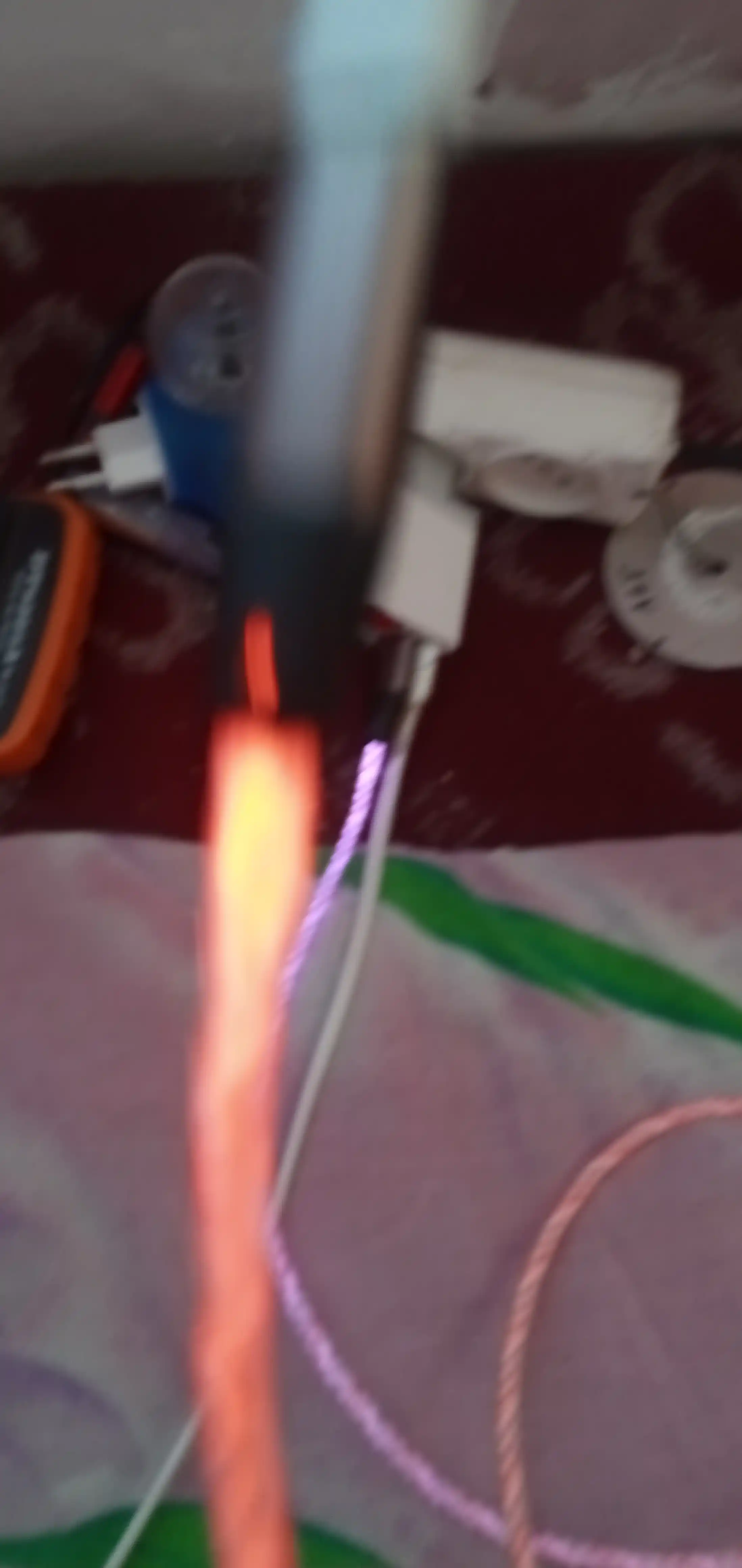 Porlayotgan sim kabel Android va iPhone USB TYPE-C bilan zaryadlash uchun