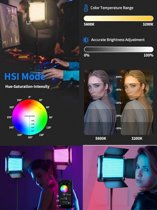 Chiroq foto studiyasi uchun NEEWER 660 RGB