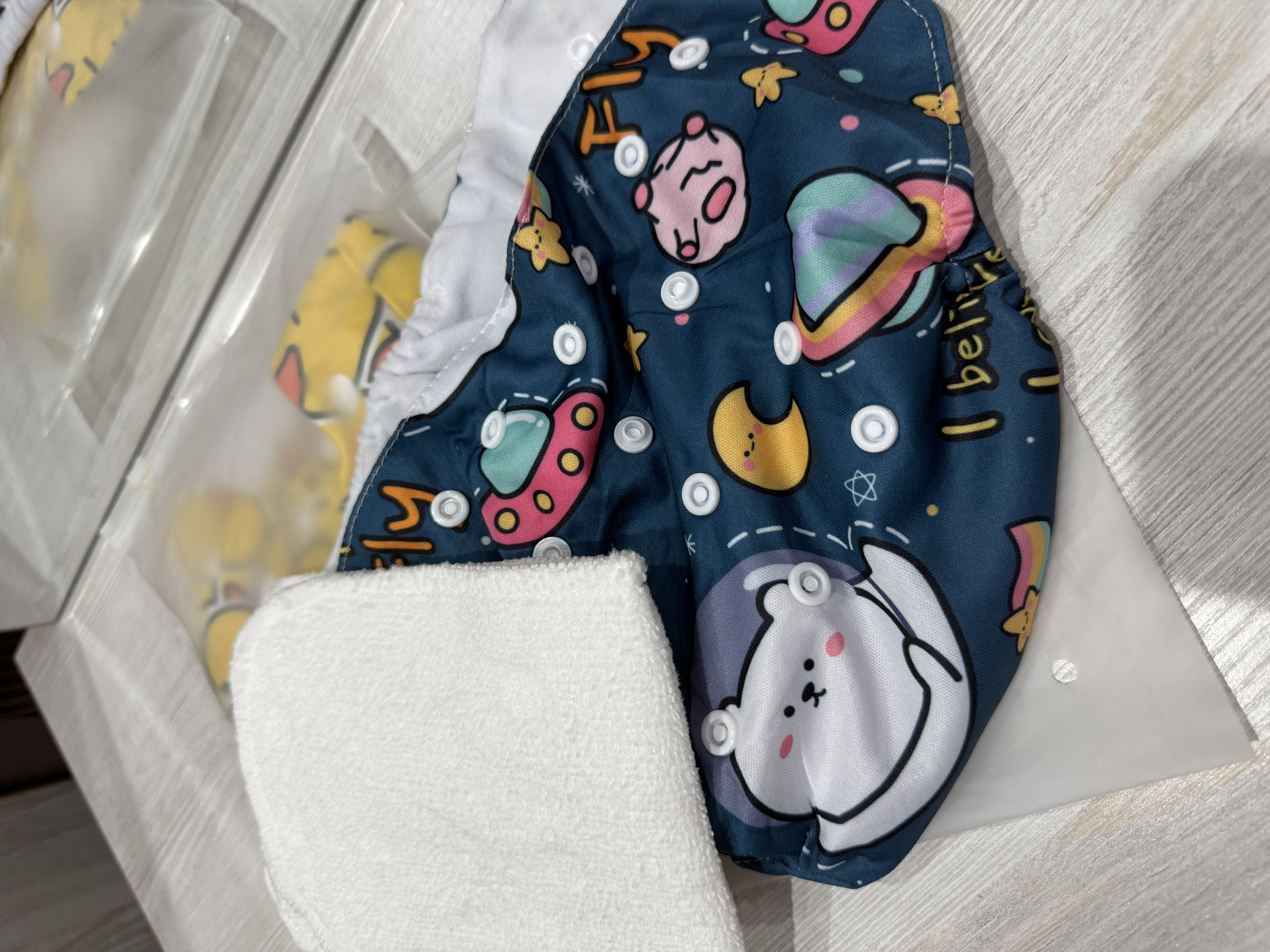 Ko‘p marta ishlatiladigan tagliklar, vkladishli, tuvakka o‘rgatish uchun, 3-15 kg