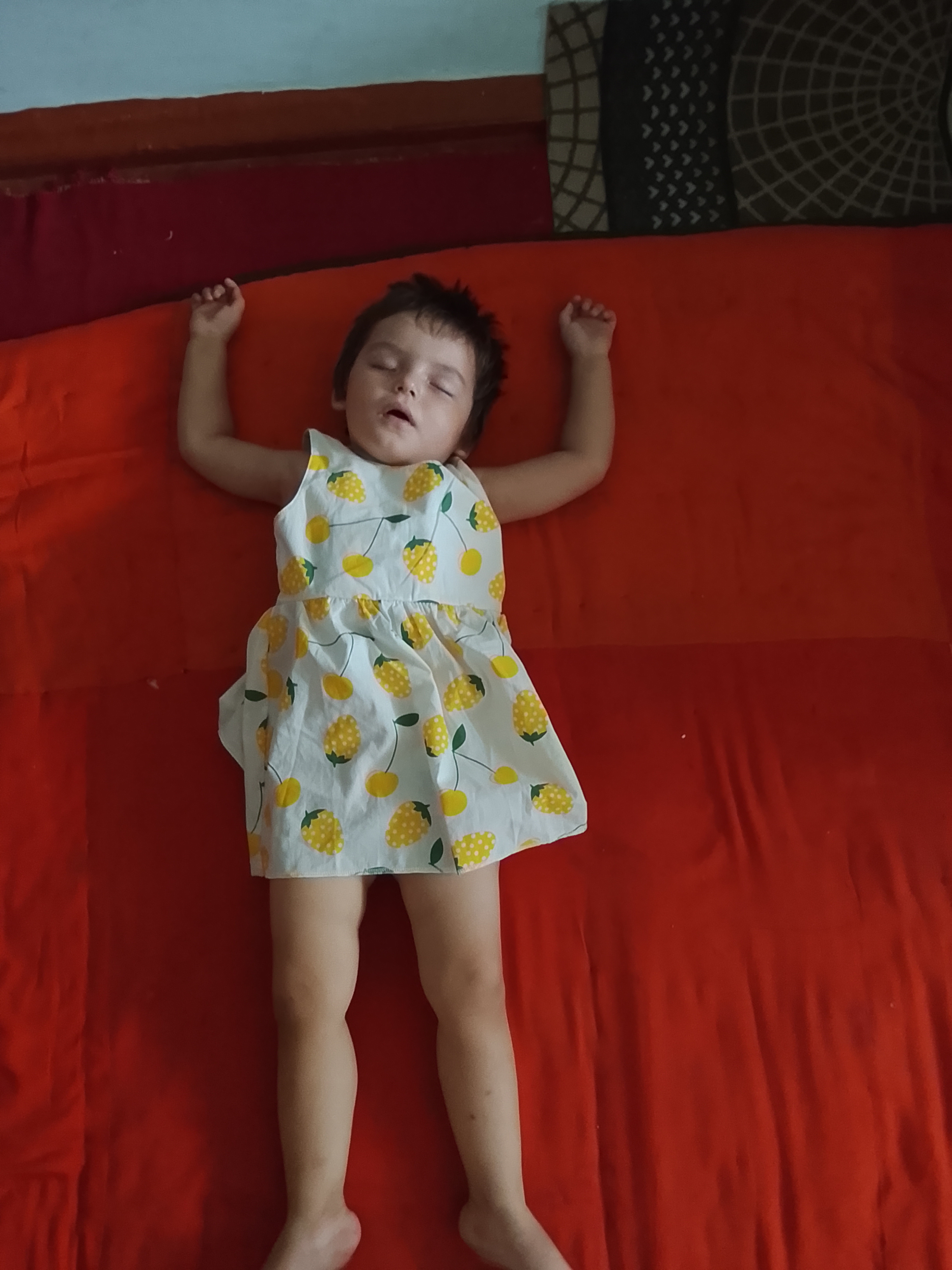 Летнее хлопковое платье, для девочек, 2–3 лет 