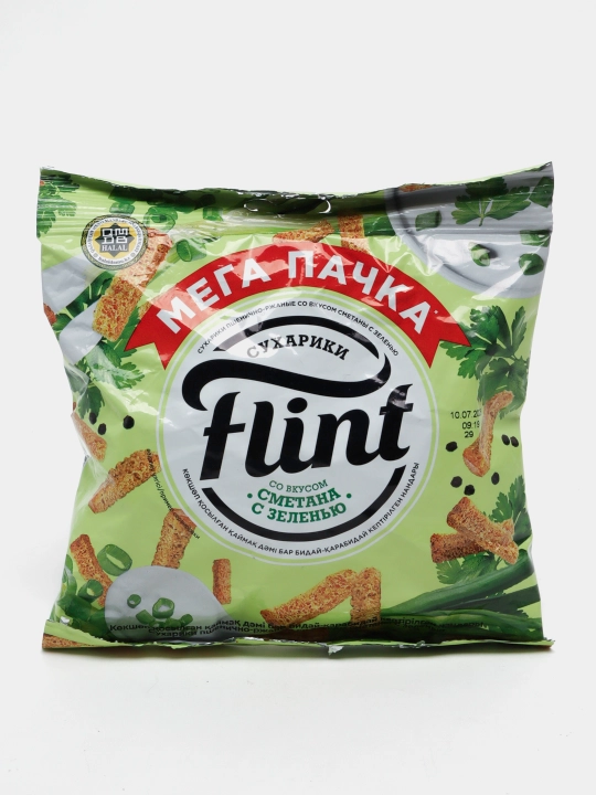 Flint suxariklar smetana va ko'katlar, 100 g - 
