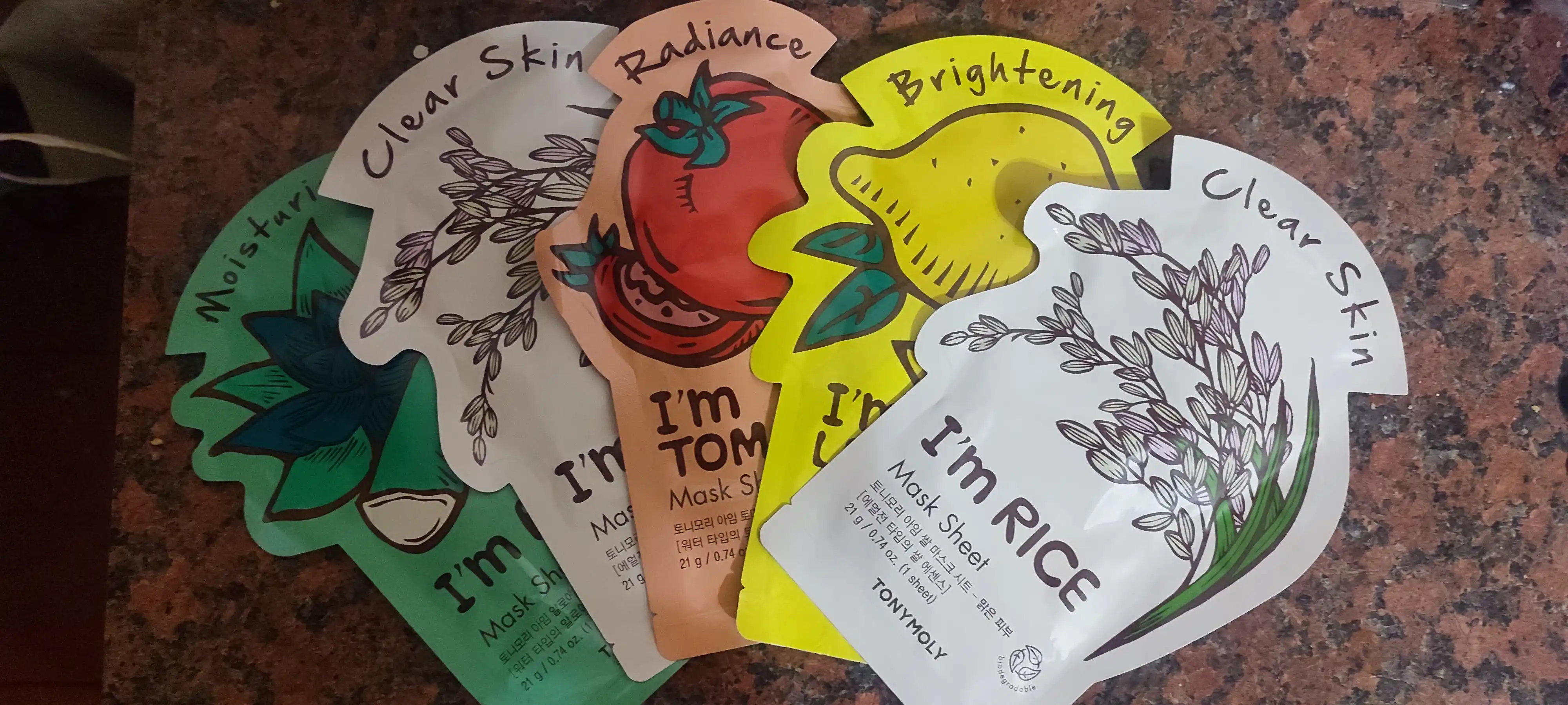 Тканевая маска TonyMoly I’m Mask Sheet, 21 г, упругость и тонус кожи