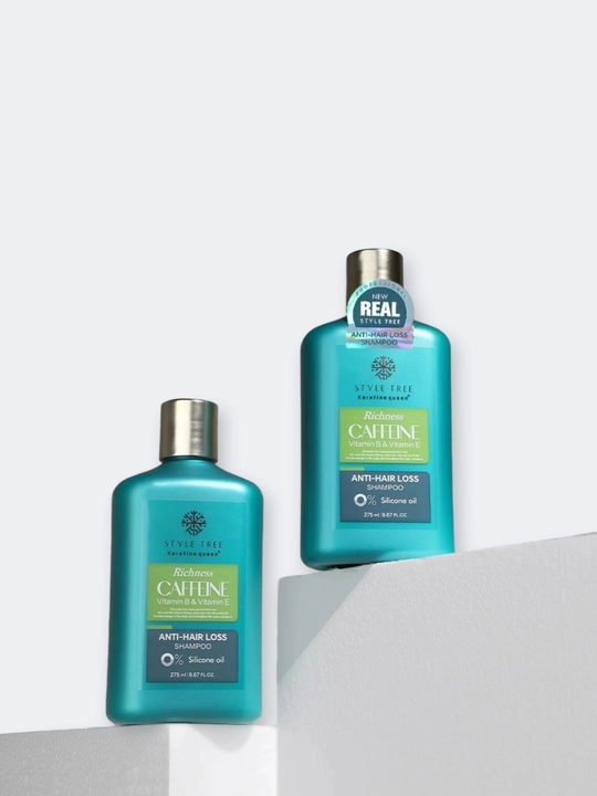 STYLE TREE kofeinli shampun – soch to‘kilishiga qarshi, 275 ml
