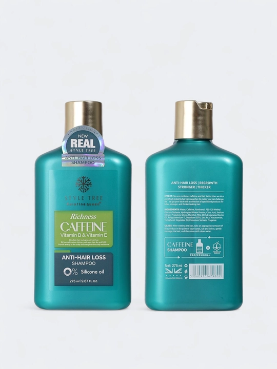STYLE TREE kofeinli shampun – soch to‘kilishiga qarshi, 275 ml