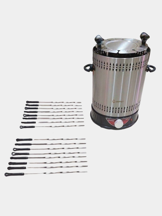 Elektr barbekyu, 8+8 shish, Osman OS-08