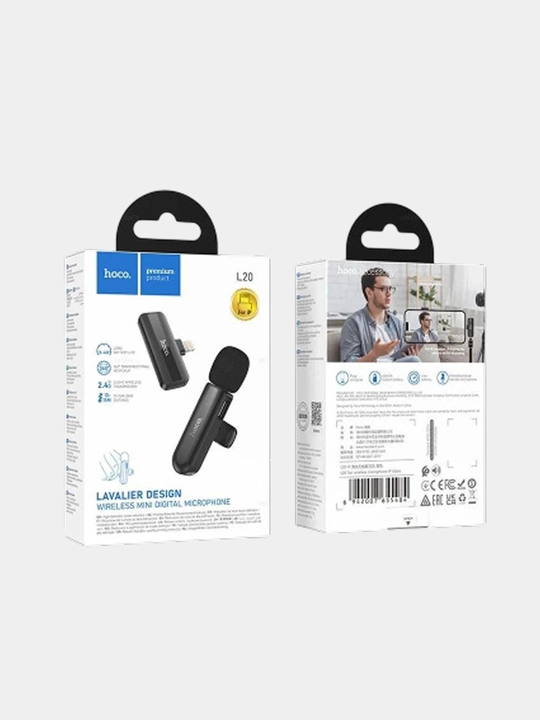 HOCO беспроводной всенаправленный микрофон USB-C Type-C для смартфонов и планшетов