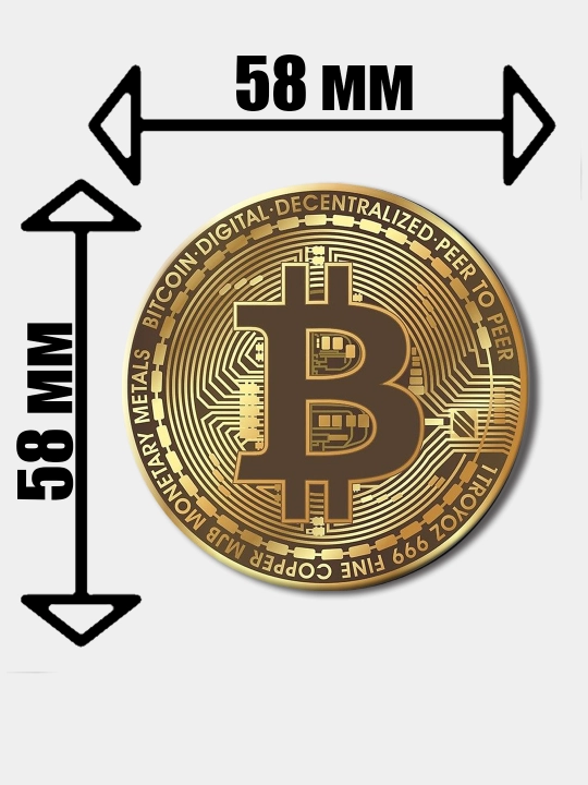 Значок биткоин
