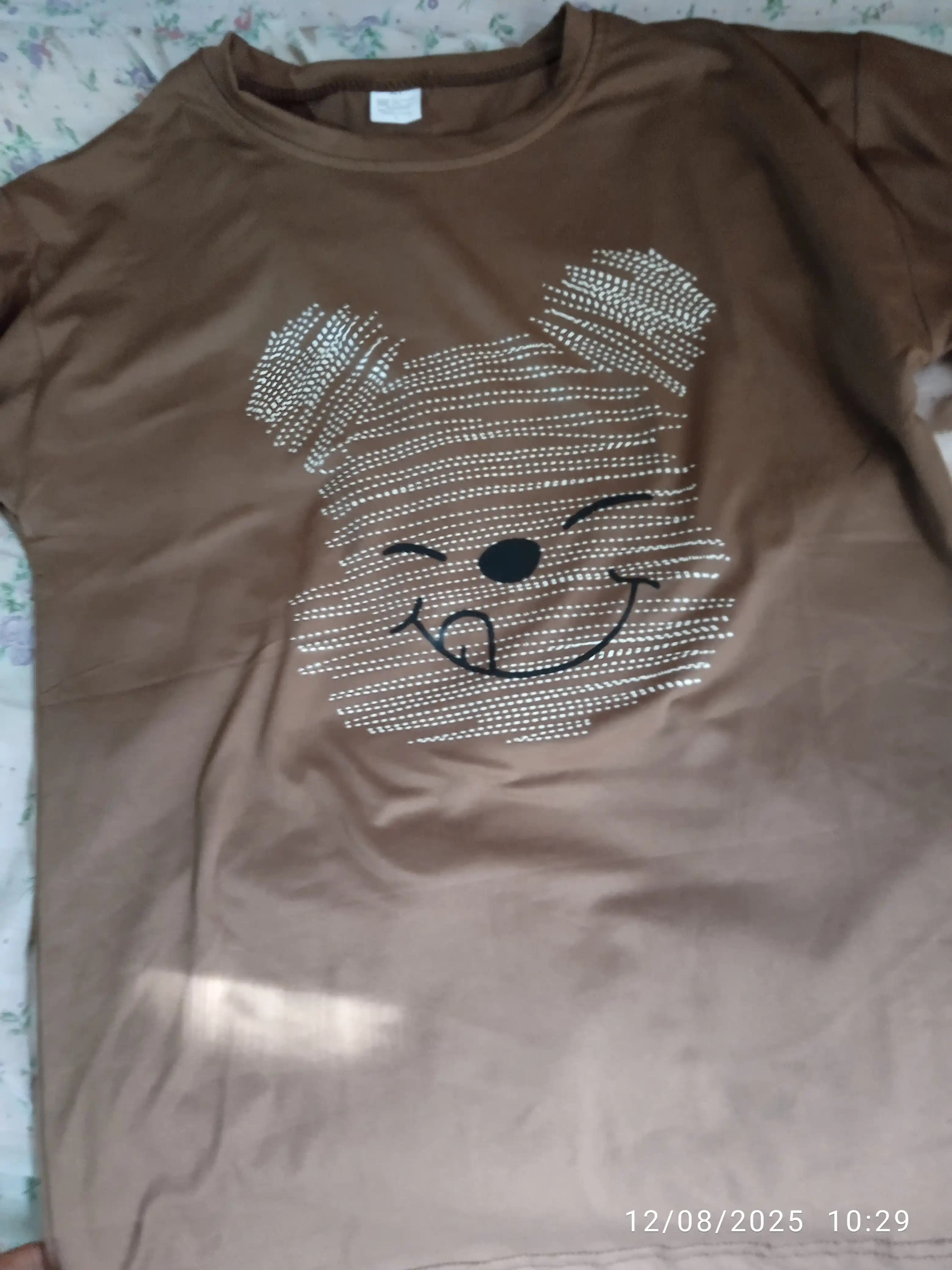 Футболка оверсайз для женщин и девочек Flower Stripe Tee