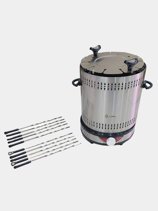 Elektr shashlik pishirgich, 10 ta shishlar Osman OS-010