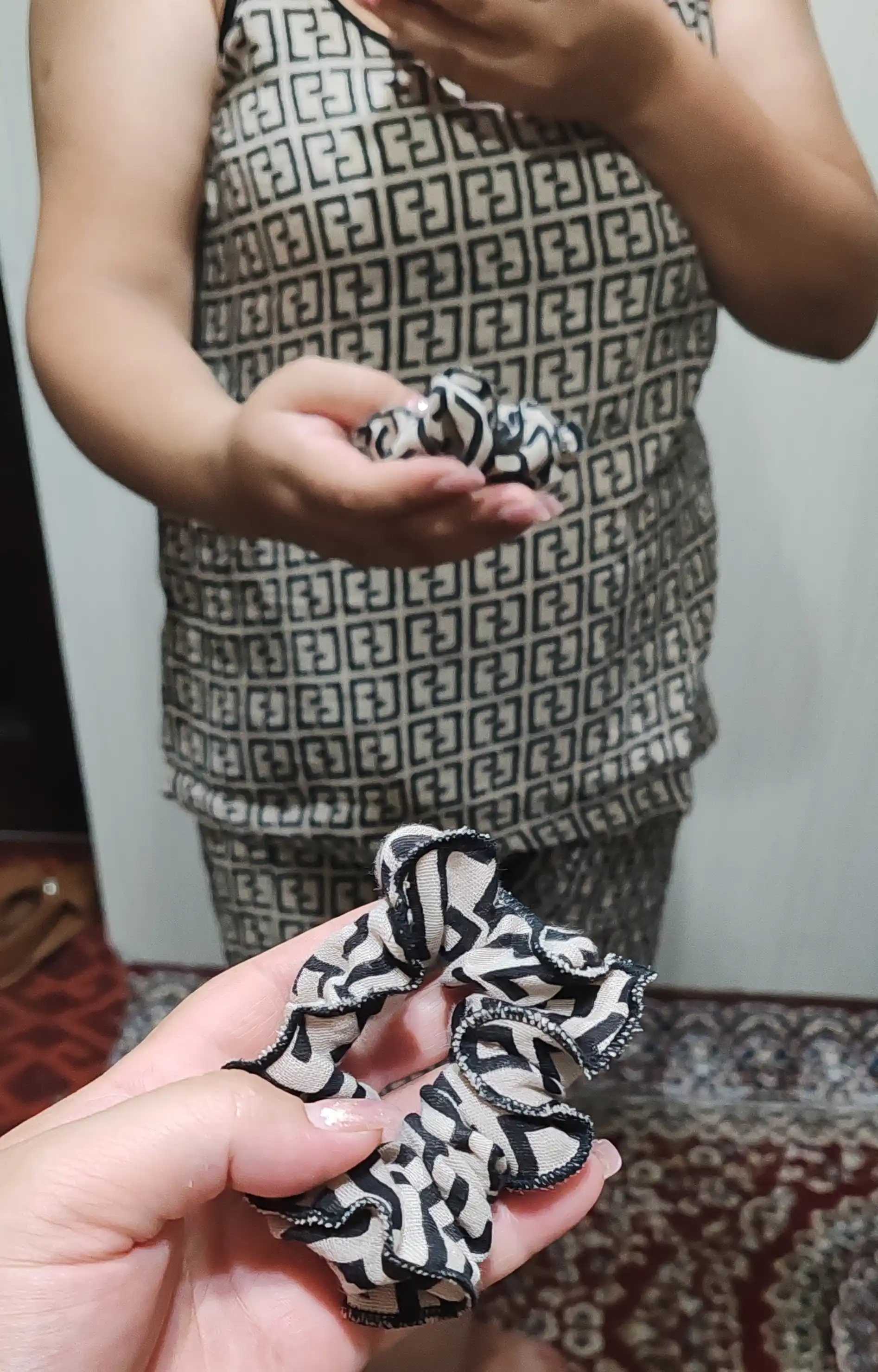 Komplekt pijama ayol va qizlar uchun, Milana brendidan muslin material