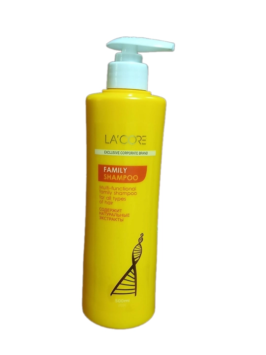 LA’CORE universal oilaviy shampuni, to‘yimli, 500 ml