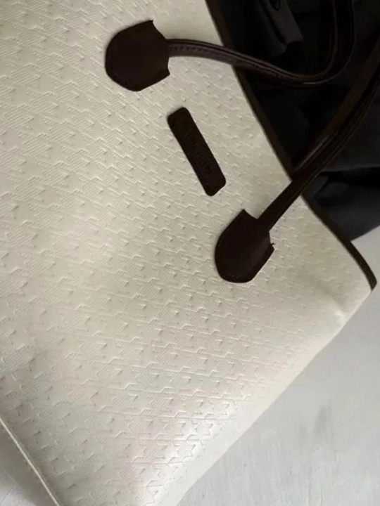 Ayollar sumkasi, shopper, yelkama, kundalik, sig'imli, ish va o'qish uchun A4, ekocharm