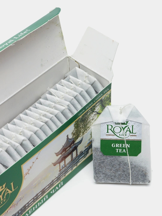 Royal Life Green yashil choyi, 25 paket, 50 g