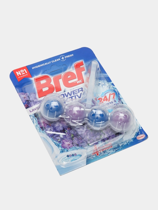 Hojatxona bloki Bref Lavanda, unitaz uchun, 50 g