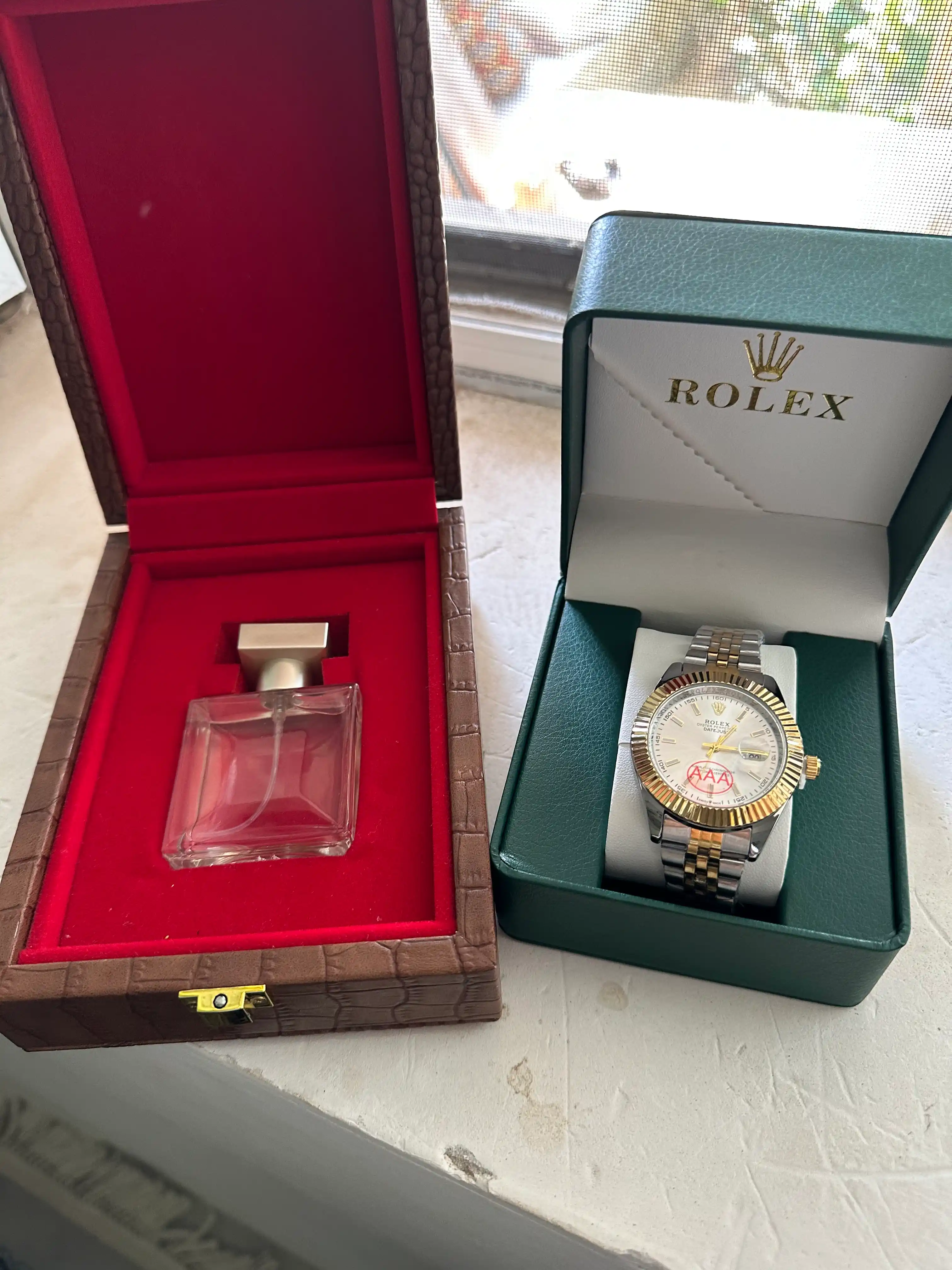 Erkaklar qo'l soati Rolix datejust 42 mm, kvarts mexanizmli, sovg'a to'plami bilan birga