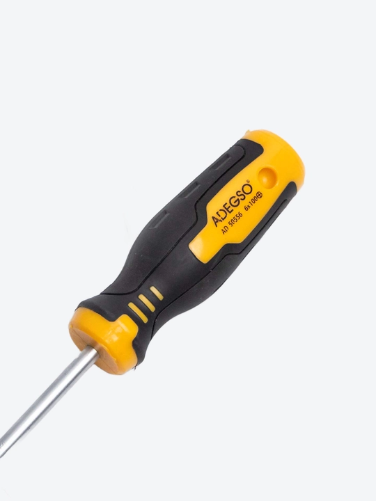 ADEGSO AD-59255 – Krest otvyortka PH2 × 6×100 mm, Cr-V po‘lat, kauchukli tutqich
