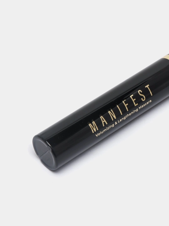 Тушь для ресниц Manifest L'Аvant, эффект объёма и удлинения, черная, 11 г