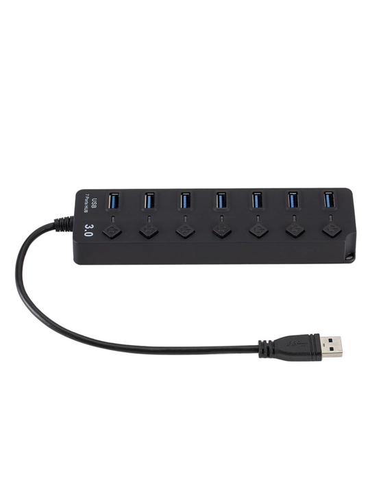 USB HUB 3.0 на 4 и 7 портов, многопортовый, компьютерный USB-хаб, USB-концентратор порты - 