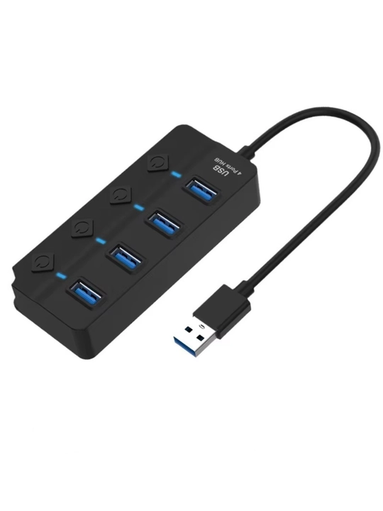 USB HUB 3.0 на 4 и 7 портов, многопортовый, компьютерный USB-хаб, USB-концентратор порты - 